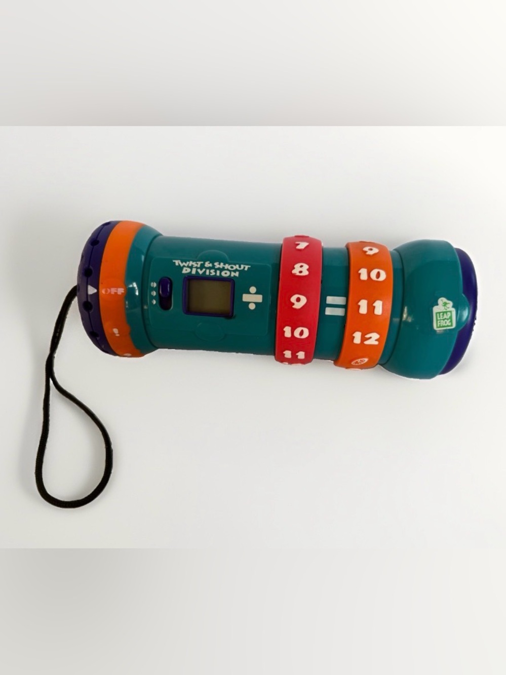 LeapFrog Twist & Shout Division Handheld Electronic Math Learning Game TESTED